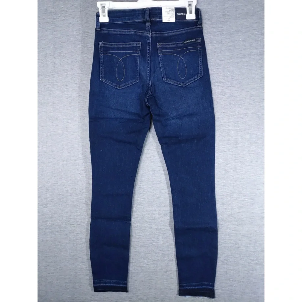 Calvin Klein Jeans Mid Rise Skinny Ankle Jeans - Picture 4 of 15